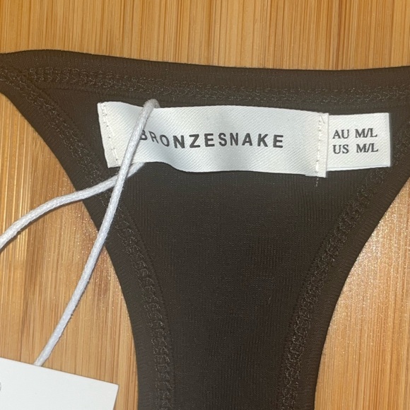 Bronzesnake Alma Midl Dress in Black M/L. 96%Cotton, 4% Spandex. NWT - Picture 14 of 16